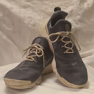 Blue/gray Nike shoes